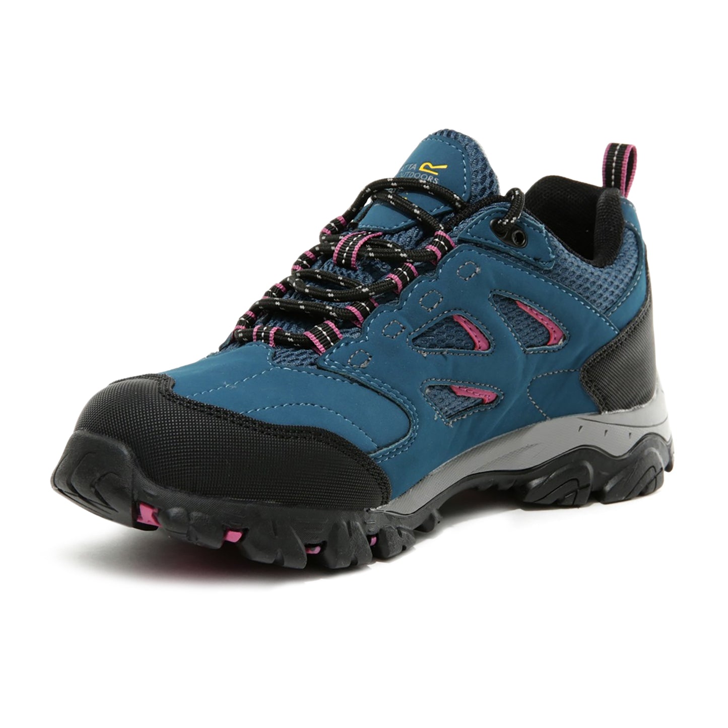 Holcombe Waterproof Low Walking Shoes - Moroccan Blue Red Violet