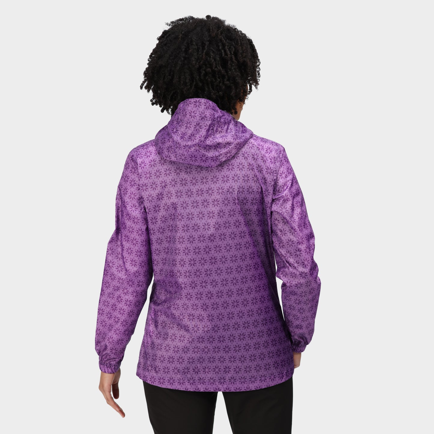 Women's Printed Pack-It Waterproof Jacket - Hyacinth Print